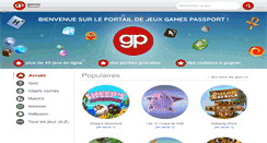 Desktop Screenshot of 1contre100.gamespassport.com