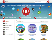 Tablet Screenshot of 1contre100.gamespassport.com