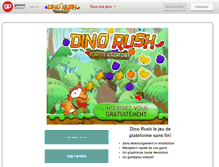Tablet Screenshot of dinorush.gamespassport.com